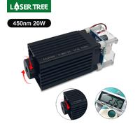 LASER TREE Modulo laser 10W 5W 4W, testa laser a luce blu TTL 450nm per incisione laser su legno Strumento di creazione fai-da-te