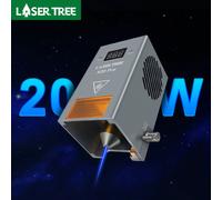 LASER TREE Modulo laser a potenza ottica da 20 W con testa laser a diodi con ugello Air Assist per macchine da taglio per incisione CNC Strumenti fai da te