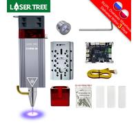 LASER TREE Testa Laser 20W/10W/5W/4W per Incisore CNC, Taglio Legno, Strumenti Laser Fai-da-te, Modulo Laser Luce Blu 450nm TTL/PWM