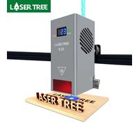 LASER TREE Testa laser a potenza ottica da 20 W con modulo a diodi compresso a 4 raggi Air Assist per macchina da taglio per incisore CNC Strumento fai da te LT-K20 US