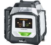 Laserliner Duraplane G360 RX Laser rotante ibrido verde a 360° per linee orizzontali e inclinazioni con sistema anti-deriva e ricevitore portatile