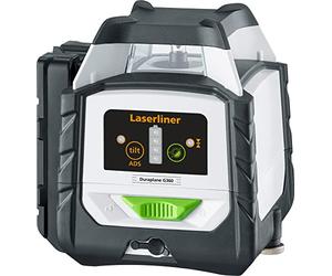 Laserliner Duraplane G360 RX Laser rotante ibrido verde a 360° per linee orizzontali e inclinazioni con sistema anti-deriva e ricevitore portatile