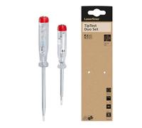 Laserliner Tester di fase, TipTest Duo Set, 2 tester di tensione monolinea in diverse lunghezze, test di fase veloce, certificato VDE GS