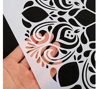 LASERÒ Stencil Personalizzati e Riutilizzabili per Pittura Pareti Muro e Mobili o Decorazioni Torte