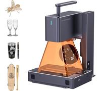 LaserPecker 2 (Pro) Incisione laser con copertura protettiva, incisione laser 0,05 mm punto di precisione 5 W potenza di uscita macchina per incisione laser manuale incisione laser per legno pelle