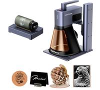 LaserPecker LP2 Plus Incisore Laser 10W a Diodo Mini Macchina per Incisione Ultraveloce Velocità 4000mm/s Risoluzione 4K Portatile per Legno, Pelle, Pietra, Acrilico, Metalli Rivestiti, DIY