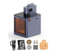 LaserPecker LP5 Incisore Laser 20W Fibra + Diodo Laser Incisore e Macchina da Taglio con Custodia Laser, 10 000 mm/s 0,0027 mm Precisione per Legno Metallo Acrilicolegno/Pelle/Tessuto/Tetallo/DIY