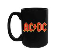 Lasgo AC/Dc Tazza Logo, Ceramica, Nero, 21.2x12.2x11.6 cm
