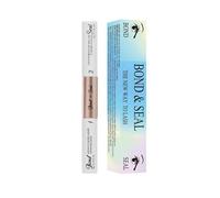 Lash And Seal - Colla per ciglia cluster 2 in 1 per estensioni delle ciglia, lunga durata, resistente, colla per ciglia personalizzata, per auto-applicazione a casa, mascara cinese (bianco, taglia