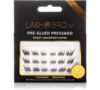 Lash Brow Press&Go Self-Adhesive Eyelashes ciglia monociuffo autoadesive Lashy Brownie 1 pz