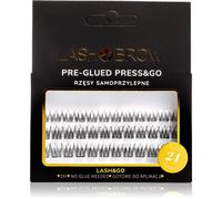 Lash Brow Press&Go Self-Adhesive Eyelashes ciglia monociuffo autoadesive No Make Up 1 pz
