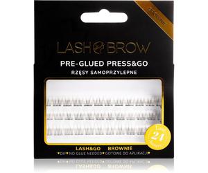 Lash Brow Press&Go Self-Adhesive Eyelashes ciglia monociuffo autoadesive No Make Up Brownie 1 pz