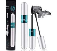 Lash CosmeticsVibely Mascara - 4D Silk Fiber Eyelash Mascara, Extra Long Thick & Voluminous Lash Mascara,2 in 1 Thrive Mascara for Natural Lengthening and Thickening Effect (2pcs)