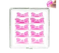 Lash Lift Pads, Eyelash Lift, Self-Adhesive Lash Pads, Eyelash Curling Tool, Self-Adhesive Lash Lift Pads with Bow Shape, Perfect for Eyelash Perm and Curling