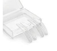 Lash Lift Shields - Cuscinetti piatti coreani super appiccicosi lavabili e riutilizzabili, per permanente ciglia, n. 1, scudi ammorbidenti per ciglia da donna, rosa (2 paia trasparenti)