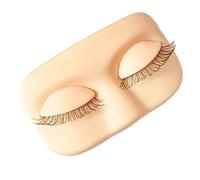 Lash Manichino Head - Eyelashes Extension Manichino Head, Practice Lashes | Realistic Makeup Manichini Heads, Soft-Touch Makeup Practice Face Lash Extension Supplies For Extension Practices