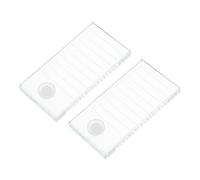 Lash Stand Pallet in Vetro Bianco 2 Pezzi per Beauty Salon