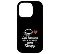 Lash Tech Artist Boss Life Extensions Colla Tweeze Slay Custodia per iPhone 14 Pro