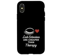 Lash Tech Artist Boss Life Extensions Colla Tweeze Slay Custodia per iPhone X/XS