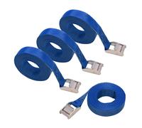 Lashing Straps 2.5M Length 25Mm Width 150Kg Load Capacity Blue (Pack of 4)