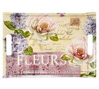 Lashuma Vassoio da Cucina e Giardino Melaminico 38x27 cm, Rettangolare, Colorato Motivo: Rosa Nobile