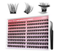 LASHVIEW Ciglia autoadesive, applicabili in 3 secondi, super portabilità, facili per principianti, tenuta 24 ore, ideali per ogni occasione, 198 pezzi, 10-16 mm (A07)