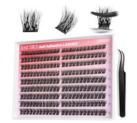 LASHVIEW Ciglia autoadesive, applicabili in 3 secondi, super portabilità, facili per principianti, tenuta 24 ore, ideali per ogni occasione, 198 pezzi, 10-16 mm (A11)