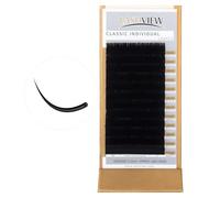 LASHVIEW Extension Eyelash, C Curl 13 mm Mixed 0.20 Classic Lashes, Classic Individual Lash Extensions, Professional Lash Trays for Extension