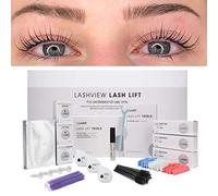 LASHVIEW kit per lift ciglia, kit professionale permanente ciglia, set liquido, semi-permanent, curvatura permanente, set extension lif effetto onda