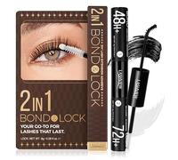 LASHVIEW Lash Bond and Seal Cluster Eyelash Glue for Sensitive Eyes, Super Strong Hold 7Day+ DIY Lash Extension Glue, Waterproof , Latex Free