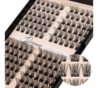 LASHVIEW Lash Clusters 144 Pz Cluster Lashes DIY Cluster Estensioni delle ciglia Mega Volume Riutilizzabili Singole Lashes Cluster Volume Look Super Thin Band & Soft (Volume, D +-10-16mix)