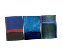 Lasite 3Pcs Mark Rothko Colorato Dimensione più grande giclée Stampa su Tela-Dipinti Dipinti Belle Arti Manifesto-Riproduzione Decorazione murale Pronto Da Appendere(Cornice（16）,（40x60cm） 16x24inch)