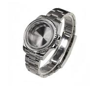 Lasitech 1 cassa for orologio da 40 mm, impermeabile, con vetro zaffiro e cinturino for movimento meccanico NH35 NH36 Skx007 Mods(4)