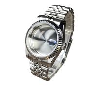 Lasitech 1 pezzo 36mm/39mm NH35 DJ cassa in acciaio inossidabile vetro zaffiro SK Mod parti di ricambio adatte for movimento NH36 orologio(36mm Fluted MSJ,OYS Clasp)