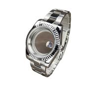 Lasitech 1 pezzo 36mm/39mm NH35 DJ cassa in acciaio inossidabile vetro zaffiro SK Mod parti di ricambio adatte for movimento NH36 orologio(39mm Fluted MT,Glock Clasp)