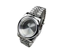 Lasitech 1 pezzo 36mm/39mm NH35 DJ cassa in acciaio inossidabile vetro zaffiro SK Mod parti di ricambio adatte for movimento NH36 orologio(39mm R WMS J,Glock Clasp)