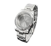 Lasitech 1 pezzo da 36 mm/39 mm con lunetta scanalata NH35, cassa in vetro zaffiro, adatto for movimento NH36, orologio for ricambio SK DJ(P12/613,36mm)