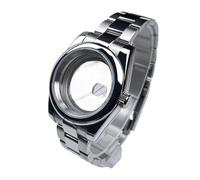 Lasitech 1 pezzo da 39 mm DJ NH35 cassa R lunetta vetro zaffiro bracciale in acciaio inossidabile Skx Mod parti for orologio movimento NH35/36(R WMS J)