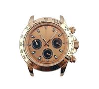 Lasitech 1 pz. Cassa for orologio con movimento VK63, 39,5 mm, acciaio inossidabile 316L, vetro zaffiro, impermeabile, quadrante luminoso C3(Modle 14)