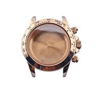 Lasitech 1 pz. Cassa for orologio con movimento VK63, 39,5 mm, acciaio inossidabile 316L, vetro zaffiro, impermeabile, quadrante luminoso C3(Case 2)