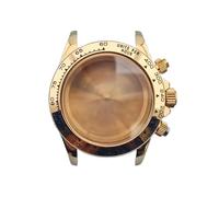 Lasitech 1 pz. Cassa for orologio con movimento VK63, 39,5 mm, acciaio inossidabile 316L, vetro zaffiro, impermeabile, quadrante luminoso C3(Case 1)