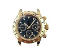 Lasitech 1 pz. Cassa for orologio con movimento VK63, 39,5 mm, acciaio inossidabile 316L, vetro zaffiro, impermeabile, quadrante luminoso C3(Modle 17)