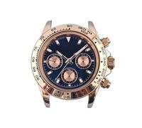 Lasitech 1 pz. Cassa for orologio con movimento VK63, 39,5 mm, acciaio inossidabile 316L, vetro zaffiro, impermeabile, quadrante luminoso C3(Modle 16)