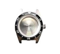 Lasitech 1 pz SPB 40,5 mm con cassa ad anello for orologio da uomo, parti for NH34 N H35 NH36, vetro zaffiro, accessori for orologi, movimento automatico, scatola(4silvery)