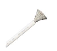 Lasitech Cavo in Silicone 5/10/50m 18 16AWG Filo di Rame Stagnato Flessibile for Batteria for Auto Cablaggio Automobilistico(White,5m 18AWG)