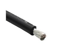 Lasitech Filo di Rame in Gomma Siliconica Super Morbida da 3 M 30/28/26/24/22/20AWG Cavo Alimentazione Elettrica Flessibile Ad Alta Temperatura Fili Luminosi(Black3 m,28AWG)