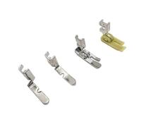 Lasitech Set di 4 Piedini premistoffa for Cerniere for Macchine da Cucire Vecchie, in plastica, Foro Sinistro, Lato Singolo, Lato Destro