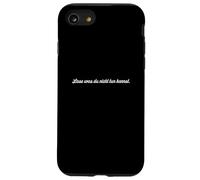 Lass was du nicht tun kannst. Custodia per iPhone SE (2020) / 7/8