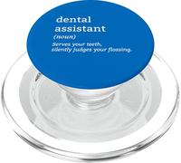 L'assistente dentale giudica silenziosamente il tuo dentista professionista del filo interdentale PopSockets PopGrip per MagSafe