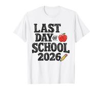 Last Day of School 2026 Teacher Summer Break Kids Maglietta